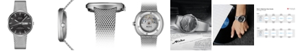 Mido Men's Swiss Automatic Commander II Cosc Stainless Steel Mesh Bracelet Watch 42mm